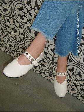 New! POPPY BARLEY • The Blvd Mary Jane in Panna Cotta